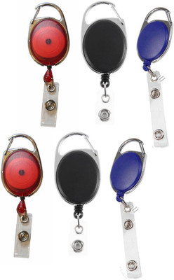 

TheFlauntStore Plastic ID Badge Holder(Pack of 6)