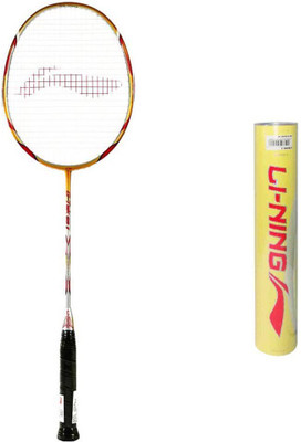 

Li-Ning Li-Ning G-Tek 98 II Badminton Racquet + Champion Pro Feather Shuttlecock Combo Badminton Kit