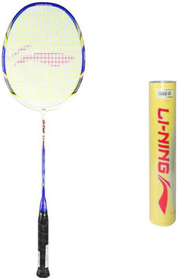 Li-Ning Li-Ning G-Tek 77 Power Badminton Racquet + Champion Pro Feather Shuttlecock Combo Badminton Kit