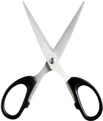 

Bruzone New Stationery Stainless Steel All-Purpose Scissor(Black, Pack of 1)
