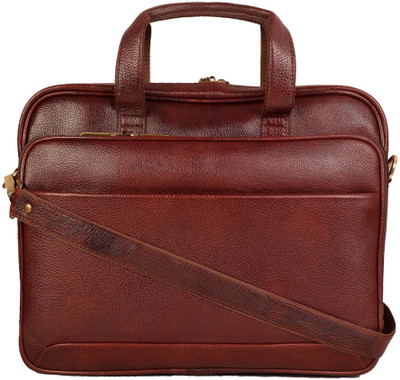 

Scharf 15 inch Laptop Messenger Bag(Brown), Brown-73