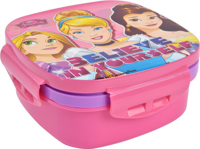 

Rishabh Cookie Disney 1 Containers Lunch Box(600 ml), Pink
