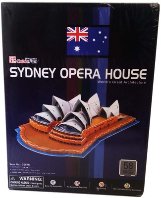 

kidoz kingdom SYDNEY OPERA HOUSE 3D PUZZLE(58 Pieces)