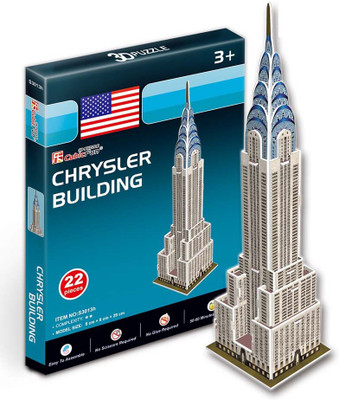 

kidoz kingdom CUBICFUN 3D PUZZLE CHRYSLER BUILDING(22 Pieces)