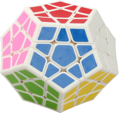 

Emob Magic Puzzle Cube Brain Teaser Megaminx Cube With White-base(1 Pieces)