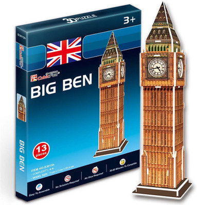 

kidoz kingdom CUBICFUN 3D PUZZLE BIG BEN 13 PCS(13 Pieces)