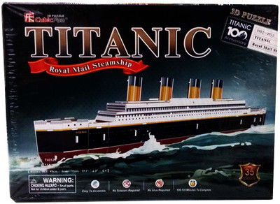 

kidoz kingdom CUBICFUN 3D PUZZLE TITANIC 35 PCS(35 Pieces)