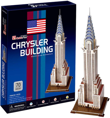 

kidoz kingdom 3D PUZZLE CHRYSLER BUILDING 70 PCS(70 Pieces)