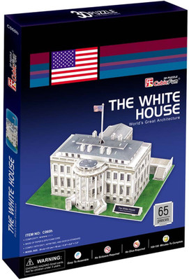 

kidoz kingdom 3D PUZZLE THE WHITE HOUSE 65 PCS(65 Pieces)