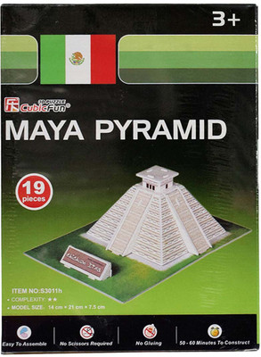 

kidoz kingdom CUBICFUN 3D PUZZLE MAYA PYRAMID 19 PCS(19 Pieces)