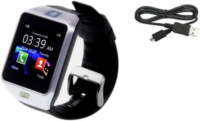 

ESTAR Smartwatch with calling function compatible with LG Optimus LTE SU640 Silver Smartwatch(Black Strap Regular)