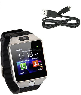 

SYL PLUS Smartwatch with calling function compatible with Panasonic Eluga Mark 2 Silver Smartwatch(Silver Strap Regular)