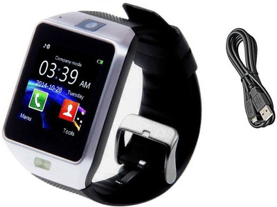 

ESTAR Smartwatch with calling function compatible with Samsung W2017 Silver Smartwatch(Silver Strap Regular)