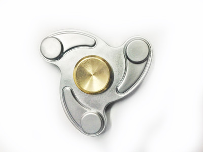 

Emob Ultra Speed Turbo Metal Fidget Hand Spinner Hybrid Stainless Steel Bearing Complete Enjoyment Toy(Silver, Gold)