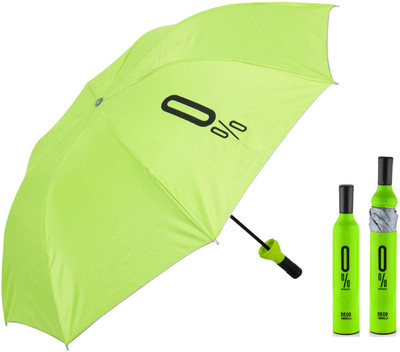 

Home Story Home Story Fashionable Wine Bottle Black 110 cm Travel Umbrella Umbrella(Green)
