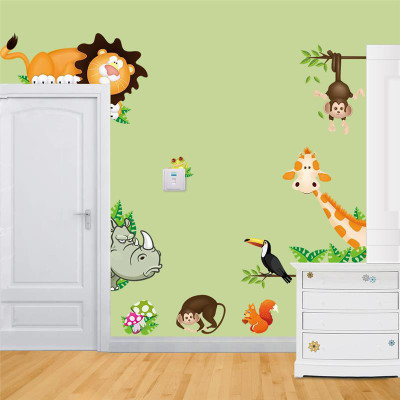 SAYA Animals Wallpaper(60 cm X 90 cm)