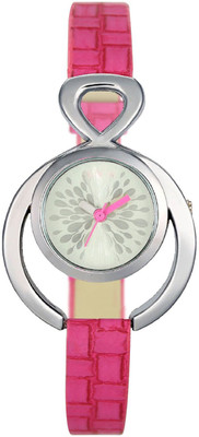 

keepkart LOREM 205 New Fresh Arrival Pink Leather Strap ND Stylish Dial Watch - For Girls