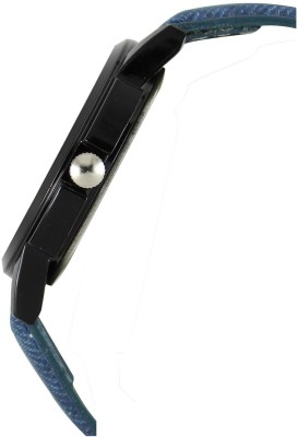 keepkart LOREM 002 Blue Leather Strap Stylish Watch  - For Men   Watches  (Keepkart)