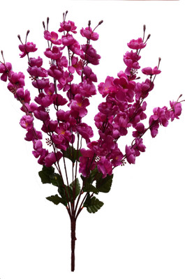 

Roopray Artificial Blossom Flower Bunch Purple Orchids Artificial Flower(22.5 inch, Pack of 1)