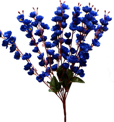 

Roopray Artificial Blossom Flower Bunch Blue Orchids Artificial Flower(22.5 inch, Pack of 1)