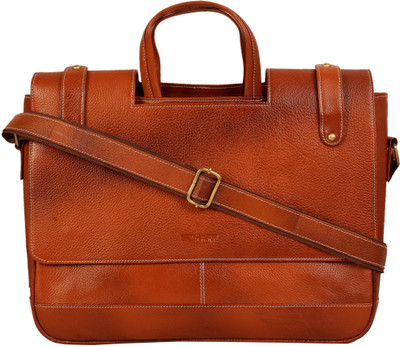 

Scharf Tan Color 15" Laptop bag School Bag(Gold, 15 inch)