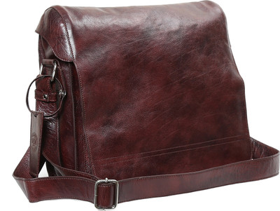 

OHM New York OHM Leather New York Messenger Bag in Oxblood Color Messenger Bag(Brown, 12)