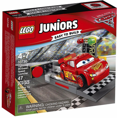 Lego Lightning McQueen Speed Launcher(Multicolor)