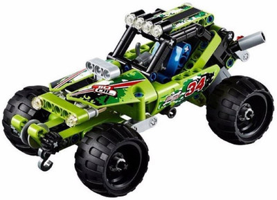 

Montez 148 PCS 3414 Desert Racer King Steerer Block Set with Pull Back Technic (Green)(Multicolor)