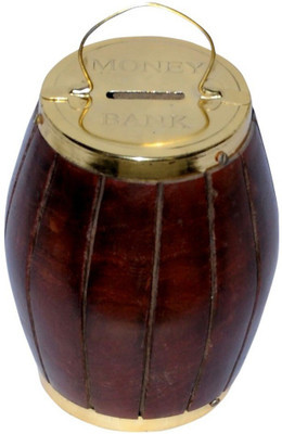 

Desi Karigar Money Bnk Coin Bank(Brown)