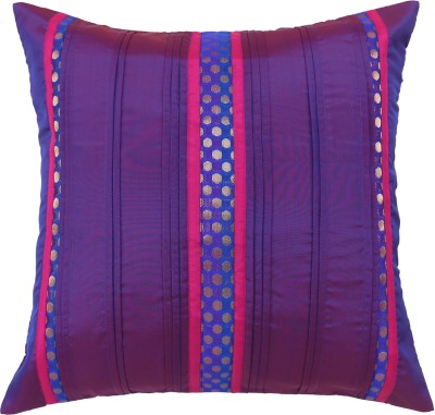 ANS Polyester Cushions Cover(40 cm*40 cm, Purple, Blue, Pink)