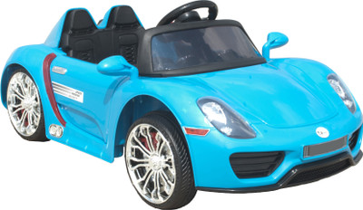 

Toyhouse Lookalike 918 Spyder Sports Car 6V Rechargeable Car Battery Operated Ride On(Blue)