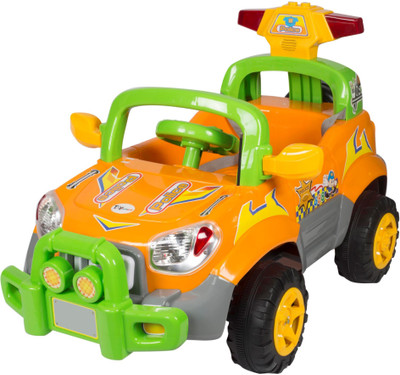 

Toyhouse Super land cruiser 6V Rechargeable Car Battery Operated Ride On(Orange)