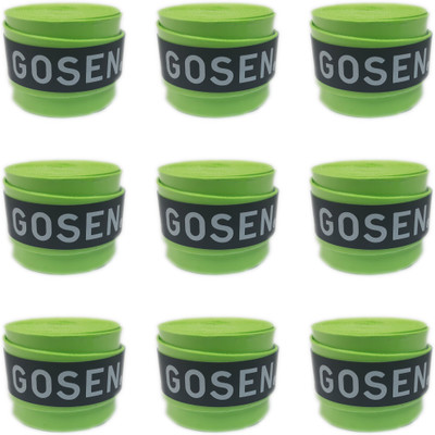 

Gosen Gosen OG106 Smooth Tacky Grip(Green, Pack of 9)