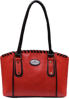 

Fristo Shoulder Bag(Red, Black), Black;red
