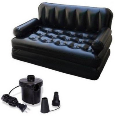 

Bestway PVC 5 Seater Inflatable Sofa(Color - Black)