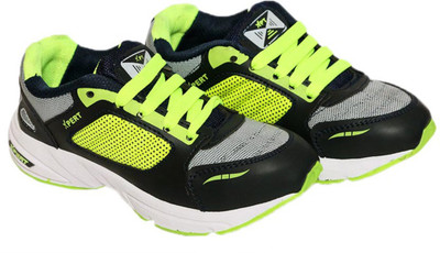 

Xpert Boys Lace Running Shoes(Green, Blue;green