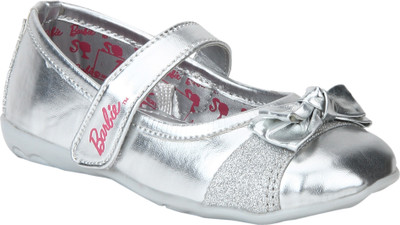 

Barbie Girls Velcro Ballerinas(Silver