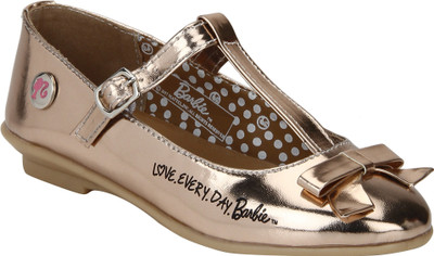 

Barbie Girls Slip on Ballerinas(Gold, Metalic gold