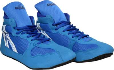

Excido Boys Lace Wrestling Shoes(Blue, Blue;white
