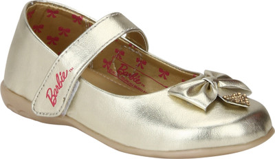 

Barbie Girls Slip on Ballerinas(Gold, Metalic gold