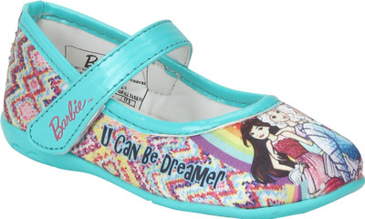 

Barbie Girls Velcro Ballerinas(Green, Mint green
