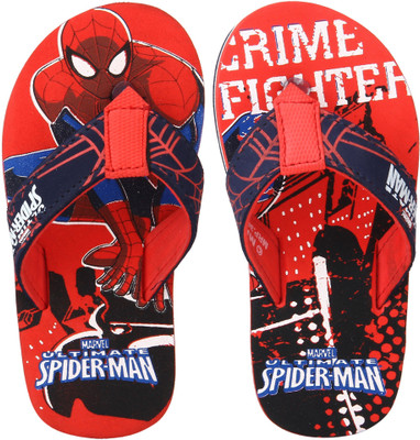 

Spiderman Boys Slip On Slipper Flip Flop(Red