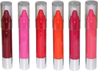 

Bigwig CHUBBY CRAYON LIPSTICKS (PACK OF 6)(multicolor, 18 g)