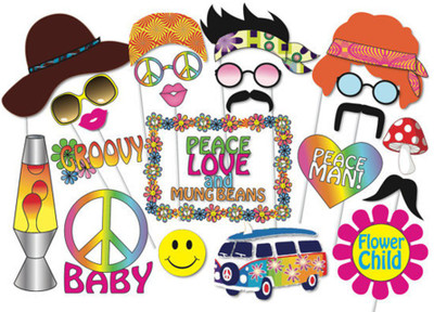 

PARTY PROPZ SET OF 27 PHOTO PROPS Photo Booth Board(Birthday, Wedding, Party, Bachelorette)