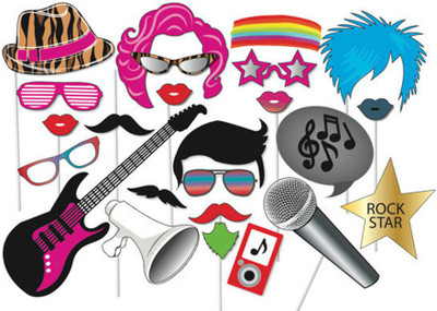 

PARTY PROPZ SET OF 24 BOARD/ PROPS/ PARTY PROPS Photo Booth Board(Birthday, Wedding, Party, Bachelorette)