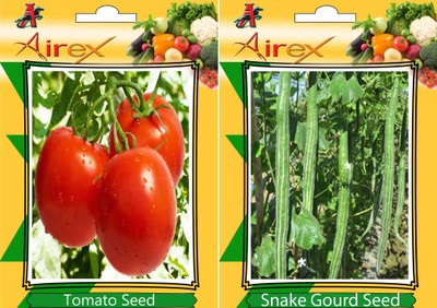 

Airex Tomato, Snake Gourd Seed(25 per packet)