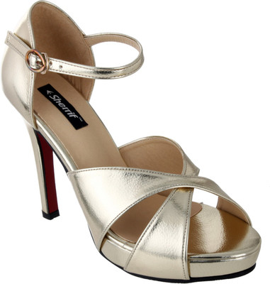Sherrif Shoes Women GOLDEN Heels