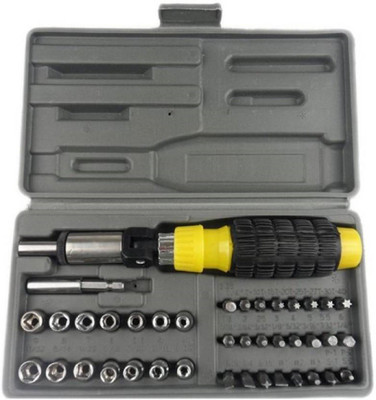 

Italish 41 Pieces Multipurpose Tool Kit - For Home And Professional Use Standard Screwdriver Set(Pack of 41), Grey
