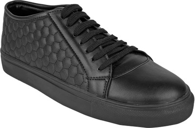 

Lagom Men's Black Casual Sneakers For Men(Black