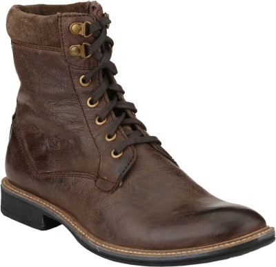 Delize Genuine Leather Hekking & Tracking Boots For Men(Brown , 45 Euro)